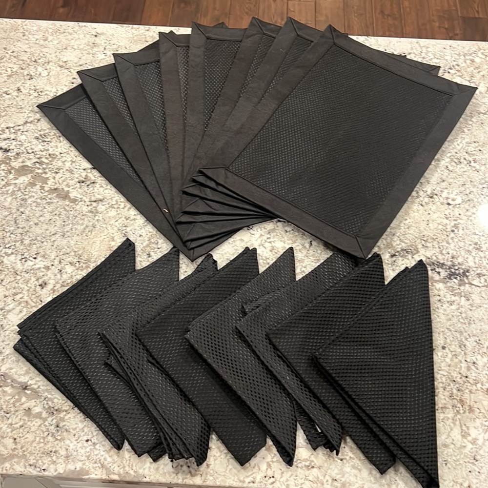 Waterford Crosshaven placemats and napkins - set of 8 NWT